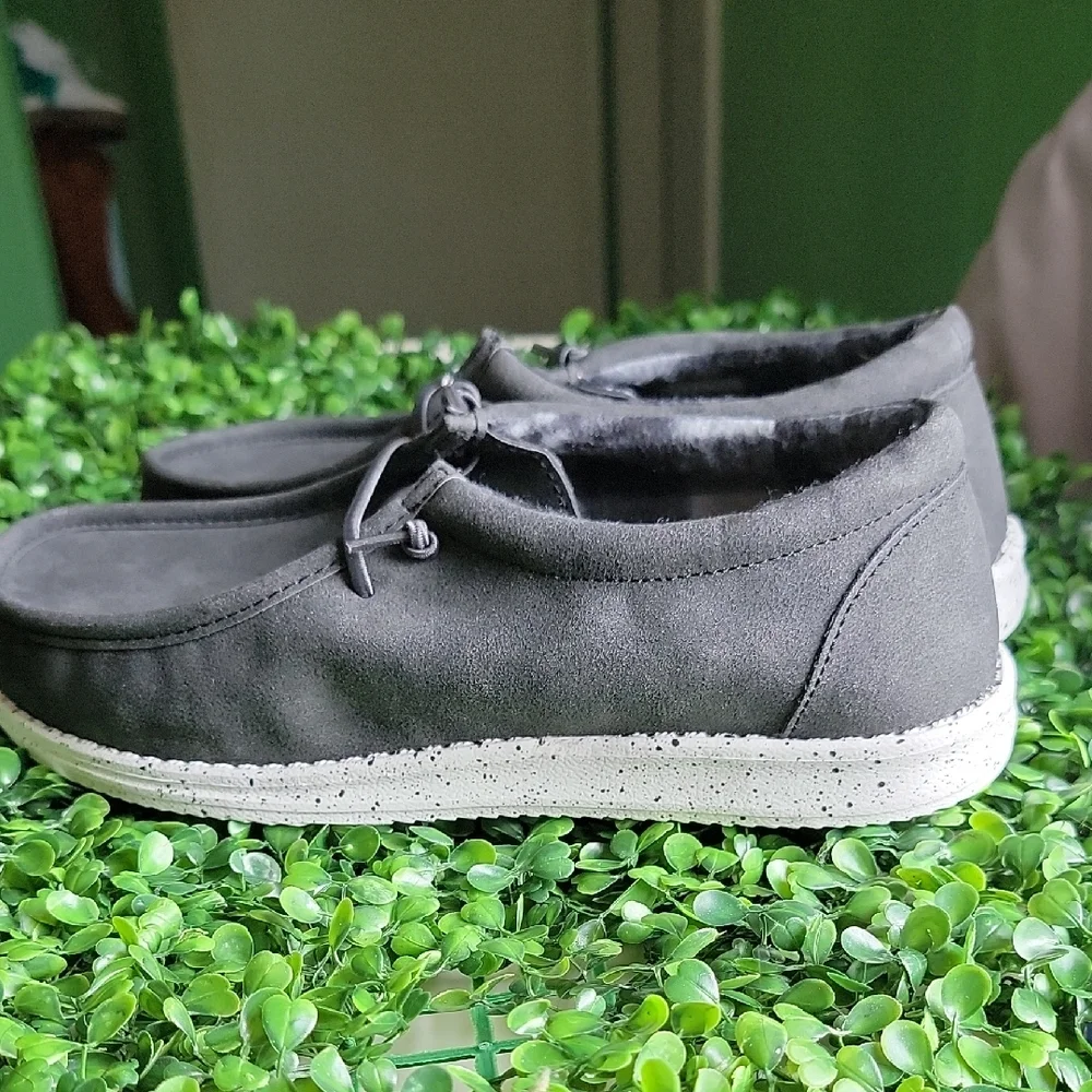 WHITIN Men's Black Suede Loafers - Picture 1 of 5